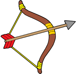 El arco y la flecha, arma del indio americano Juego