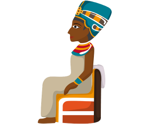 La reina Nefertiti, la bella esposa de un Faraón Juego