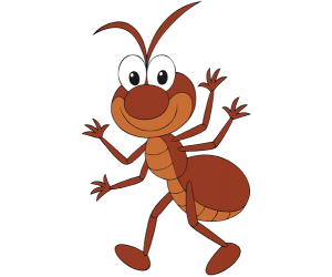 Una hormiga, un animal que vive en colonias Juego