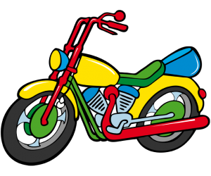 Una motocicleta para un viaje por carretera Juego
