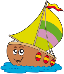 Barco a vela navegando Juego
