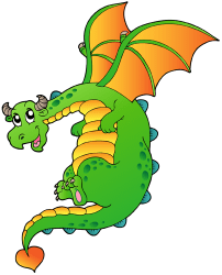 El dragón volador. Dragón alado Juego
