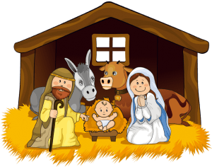 El nacimiento de Jesus, el niño en el pesebre Juego