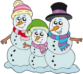 Familia de muñecos de nieve Juego