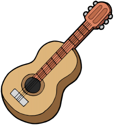 Guitarra clásica, un instrumento de cuerda Juego