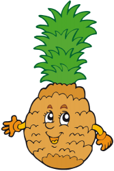 La piña o ananá es una fruta tropical Juego