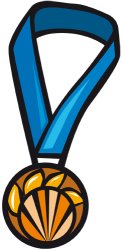 Medalla de bronce para el tercero Juego