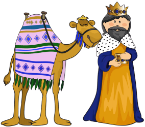 Melchor, el rey más viejo con su camello Juego
