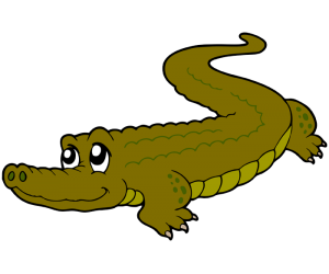 Alligator, réptil de agua dulce Juego