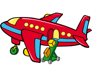 Cargar equipaje en el avión de pasajeros Juego