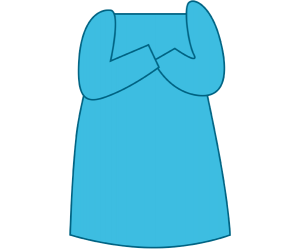 El camisón azul celeste de la abuela Juego