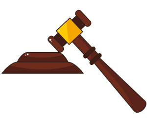 El martillo, el mallete del juez Juego