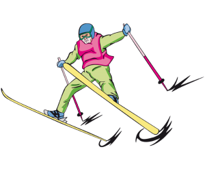 Esquí acrobático, competición de salto acrobático Juego