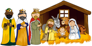 La adoración de los tres Reyes Magos al Niño Jesús Juego