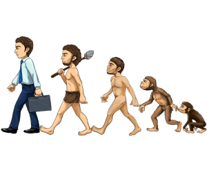 La evolución humana en cinco etapas Juego