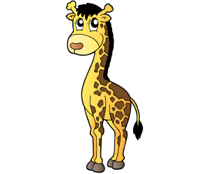 La jirafa, animal con un cuello muy largo Juego