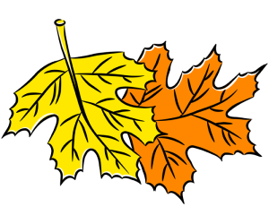 Las típicas hojas secas del otoño Juego