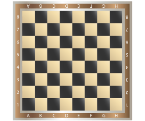 Tablero de ajedrez, que tiene 64 casillas Juego