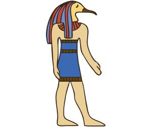 Thoth, Dios egipcio con cabeza de ibis Juego