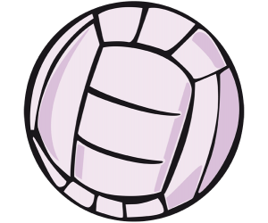 Un balón de voleibol Juego