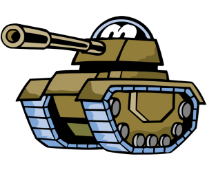 Un tanque, un vehículo blindado de combate Juego