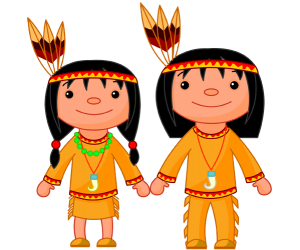 Una familia de indios, el esposo y la esposa Juego