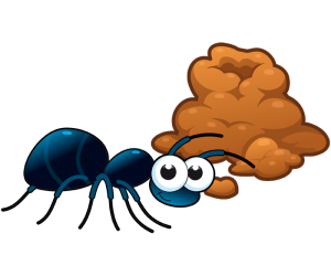 Una hormiga cerca del hormiguero Juego